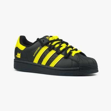 Adidas Superstar Black Yellow, 36