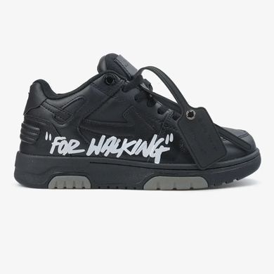 Off-White Out Of Office &ldquo;For Walking&rdquo; Black White Grey, 36
