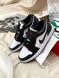 Баскетбольные кроссовки Nike Air Jordan Retro 1 Low Black White Red 6146 фото 7