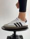 Кроссовки Adidas Samba Vegan Low White Black 2585 фото 1