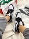 Баскетбольні кросівки Nike Air Jordan Retro 1 Low Black White Red 6146 фото 9