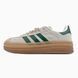 Adidas Gazelle Bold Beige Green Gum