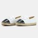 Chanel Leather Espadrilles White Black