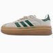 Adidas Gazelle Bold Beige Green Gum