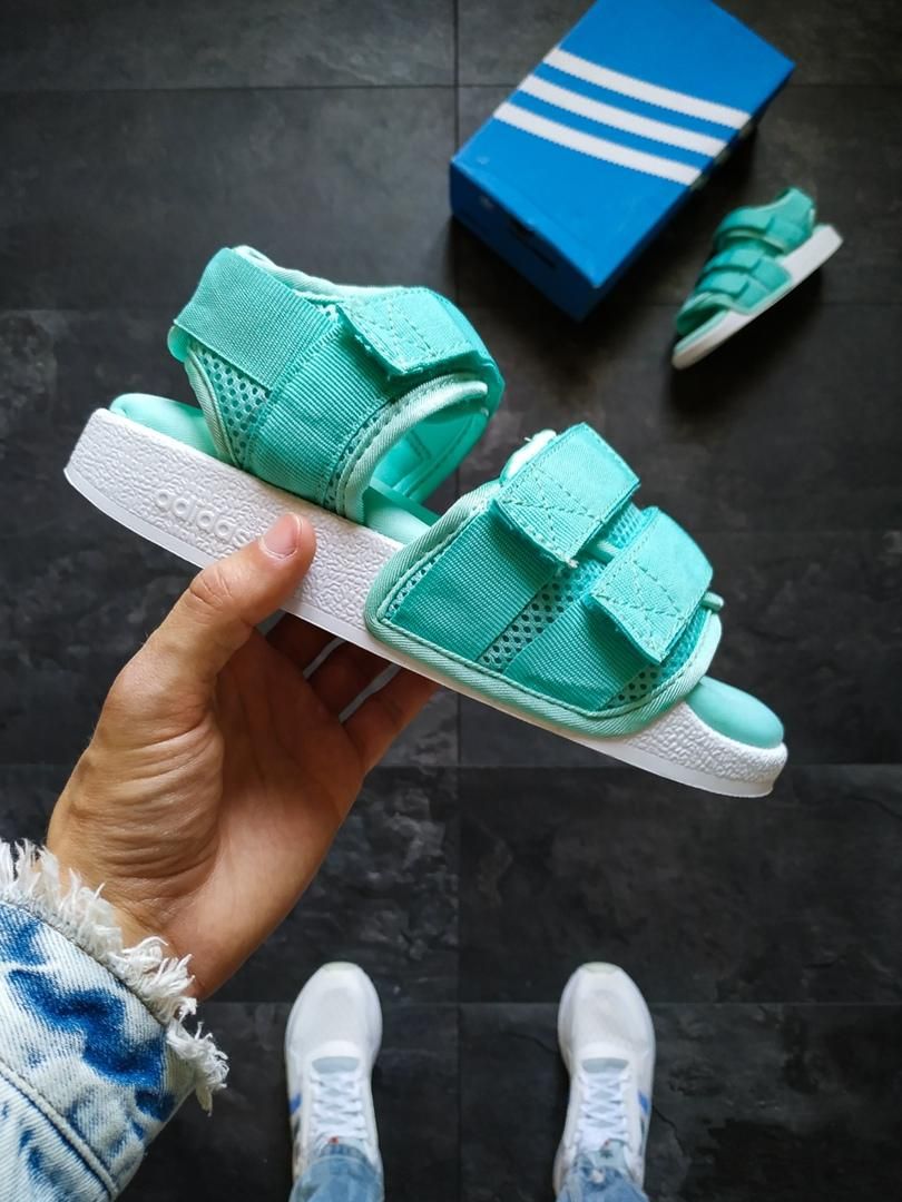 Сандалі Adidas Adilette Mint White 3294 фото