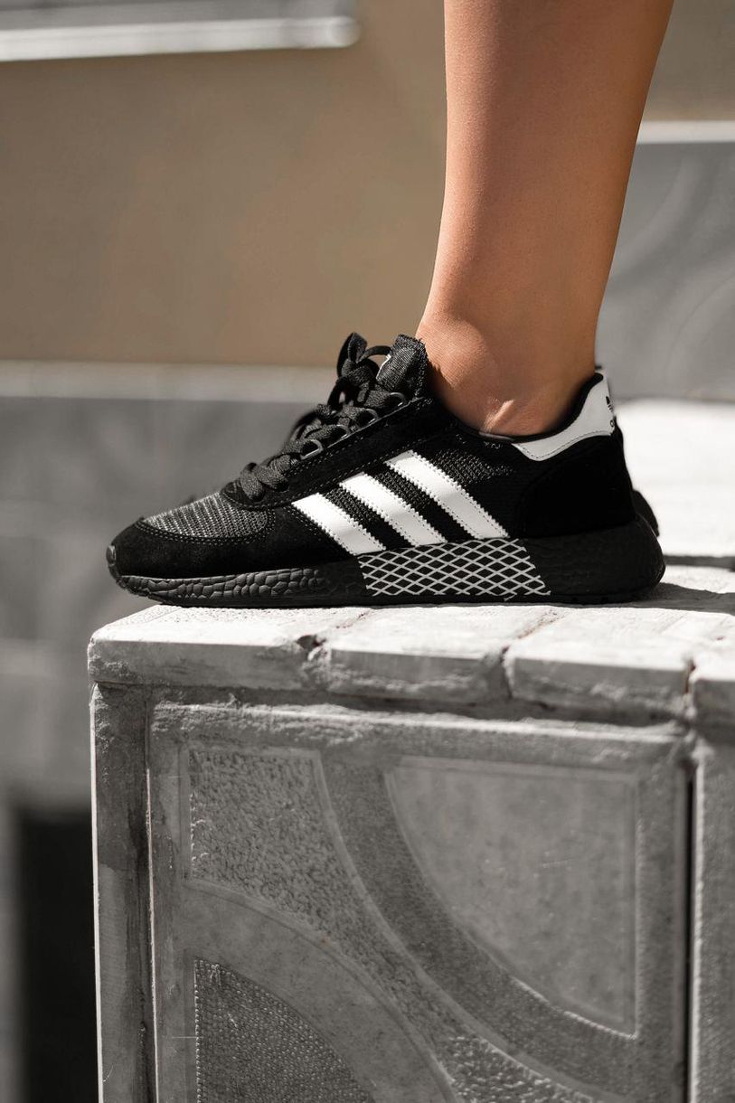 Кросівки Adidas Marathon Tech Black White 2 2604 фото