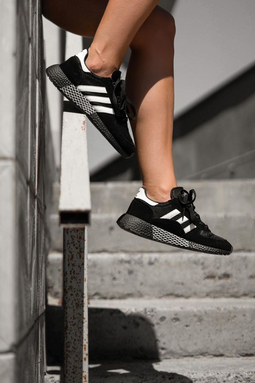 Кросівки Adidas Marathon Tech Black White 2 2604 фото