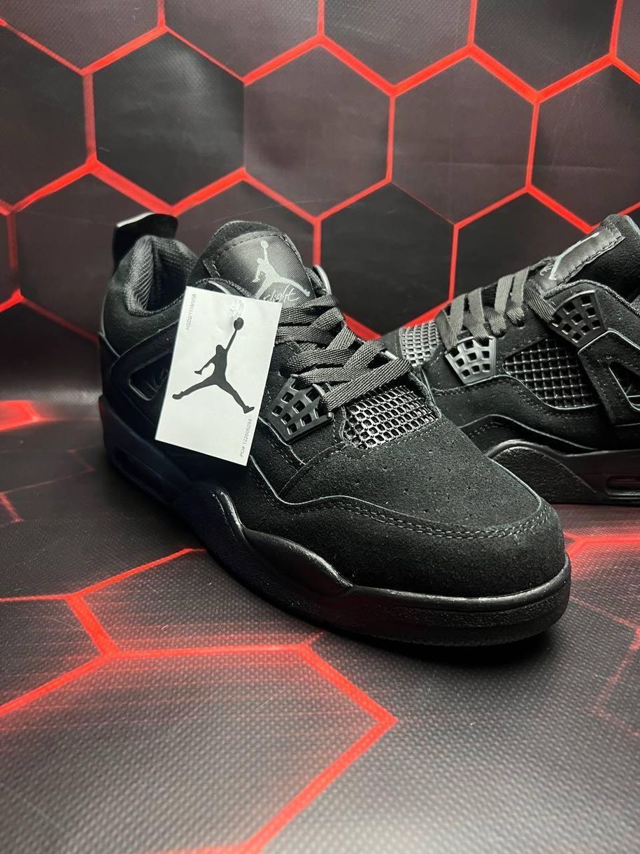 Купити Баскетбольні кросівки Nike Air Jordan Retro 4 Black Cat 44 розміру  Унісекс арт.8438 - Доступна ціна в Україні 2023, відгуки