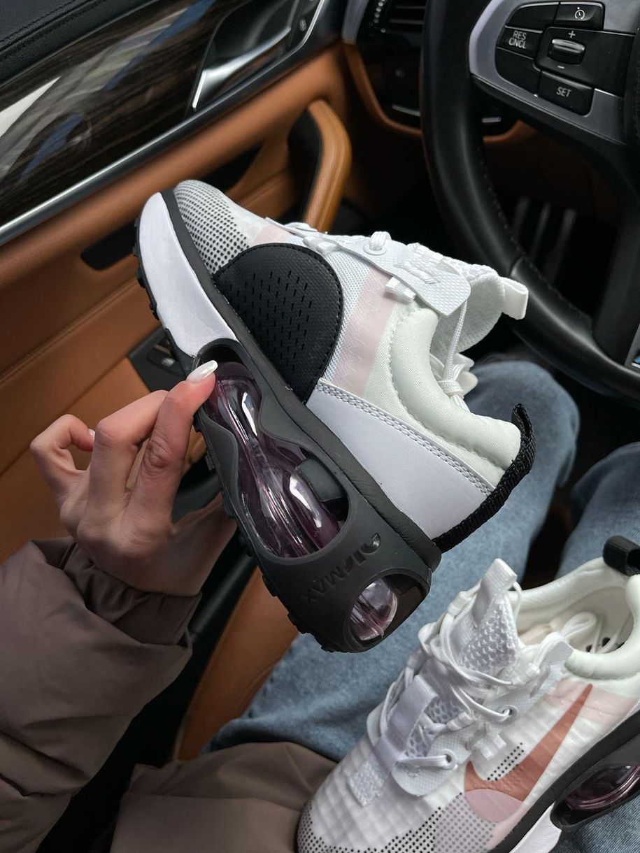 Кросівки Nike Air Max 2021 White Black Pink 1689 фото