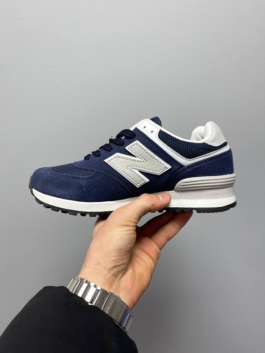 Кросівки New Balance 574 Blue White 1042 фото