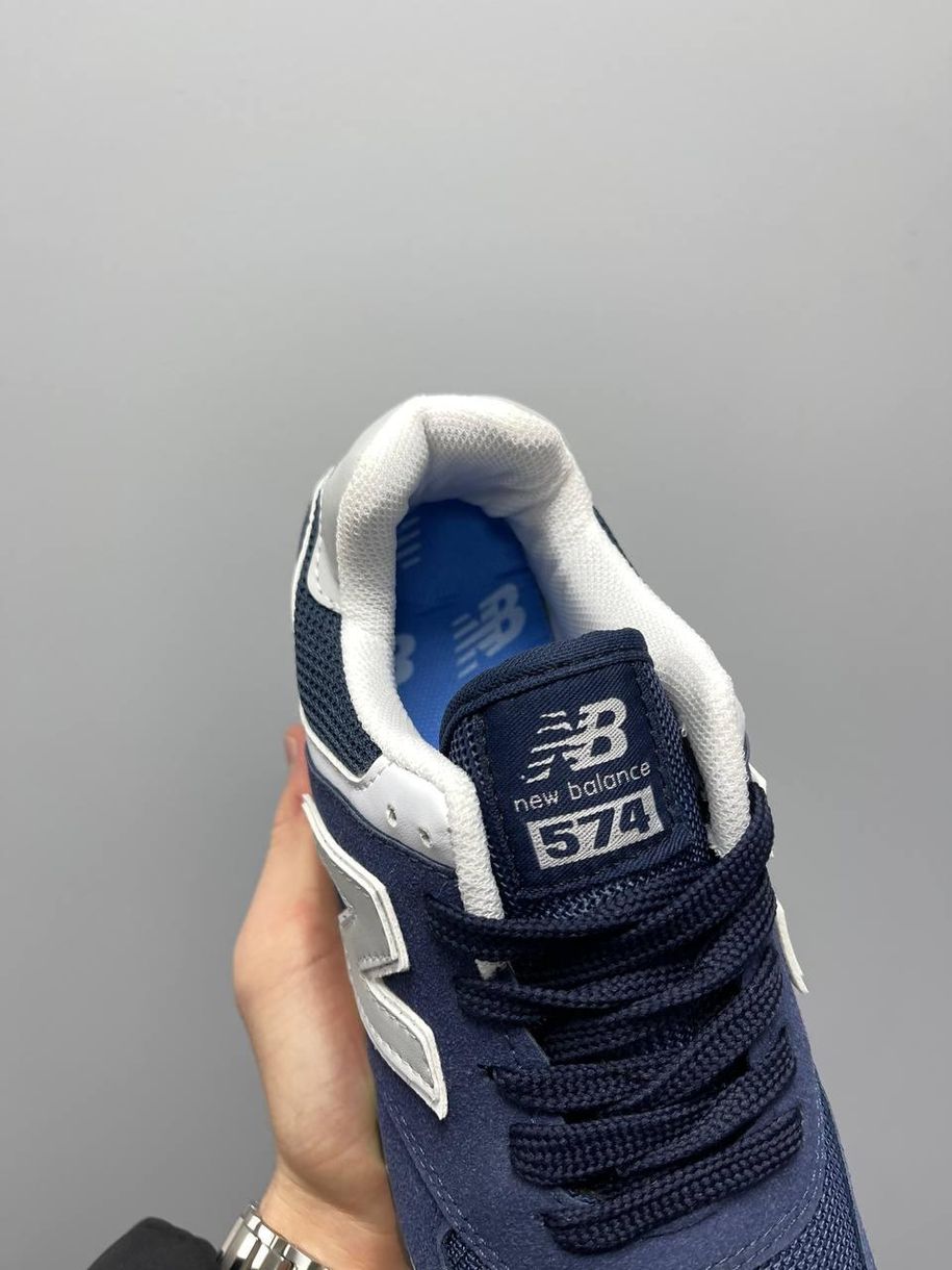 Кросівки New Balance 574 Blue White 1042 фото