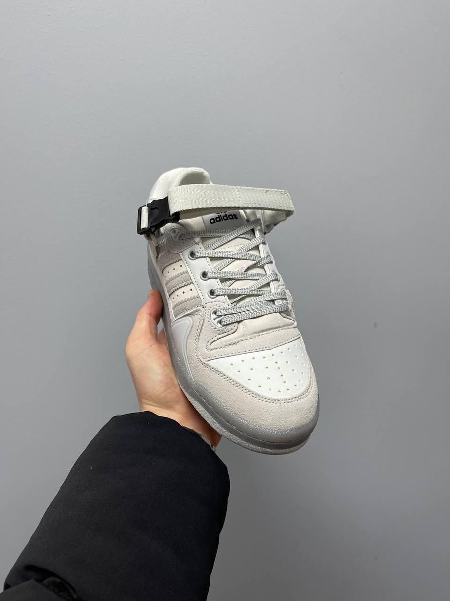 Кросівки Adidas Forum x Bad Bunny Light Grey 2830 фото