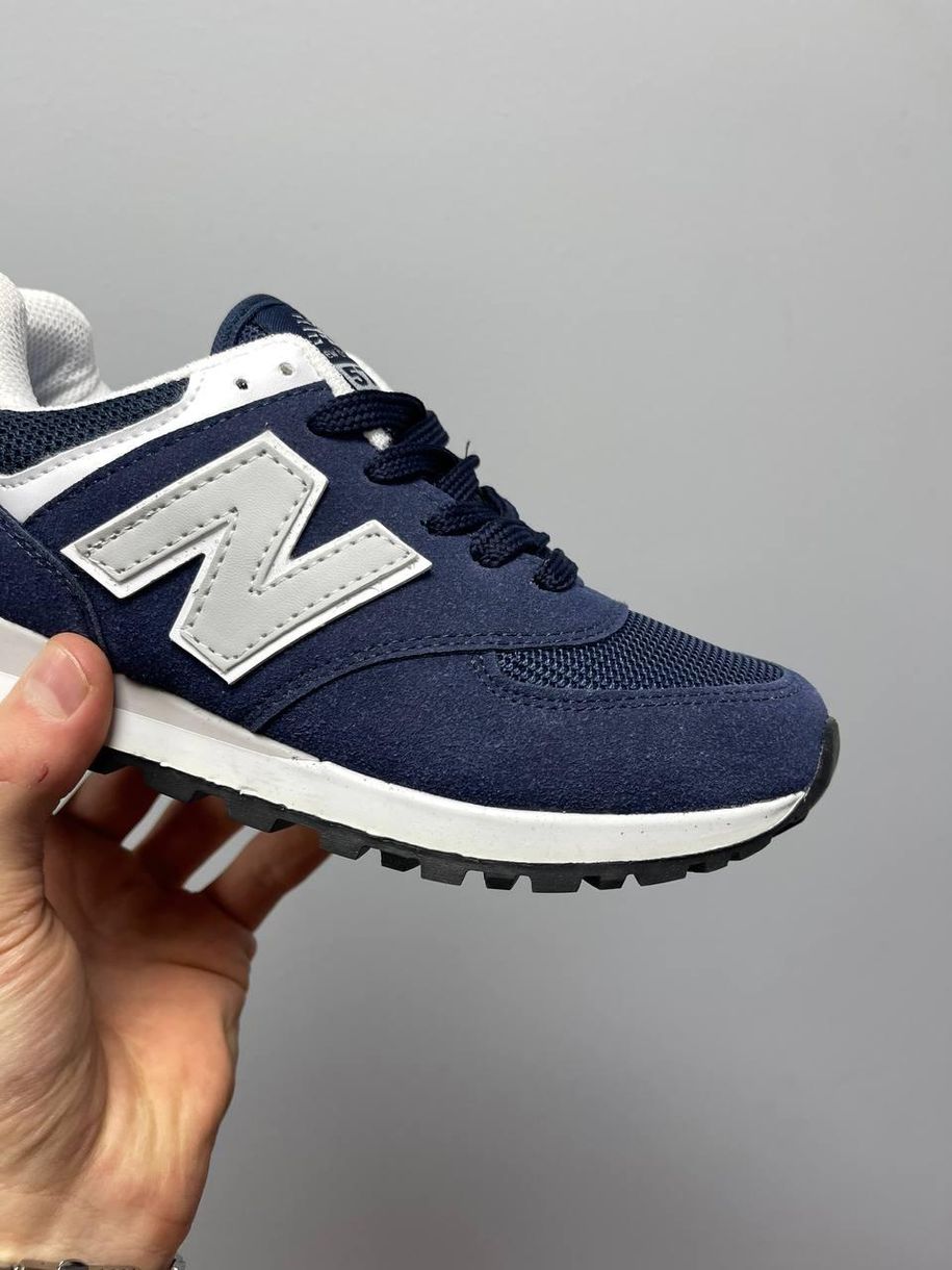 Кросівки New Balance 574 Blue White 1042 фото