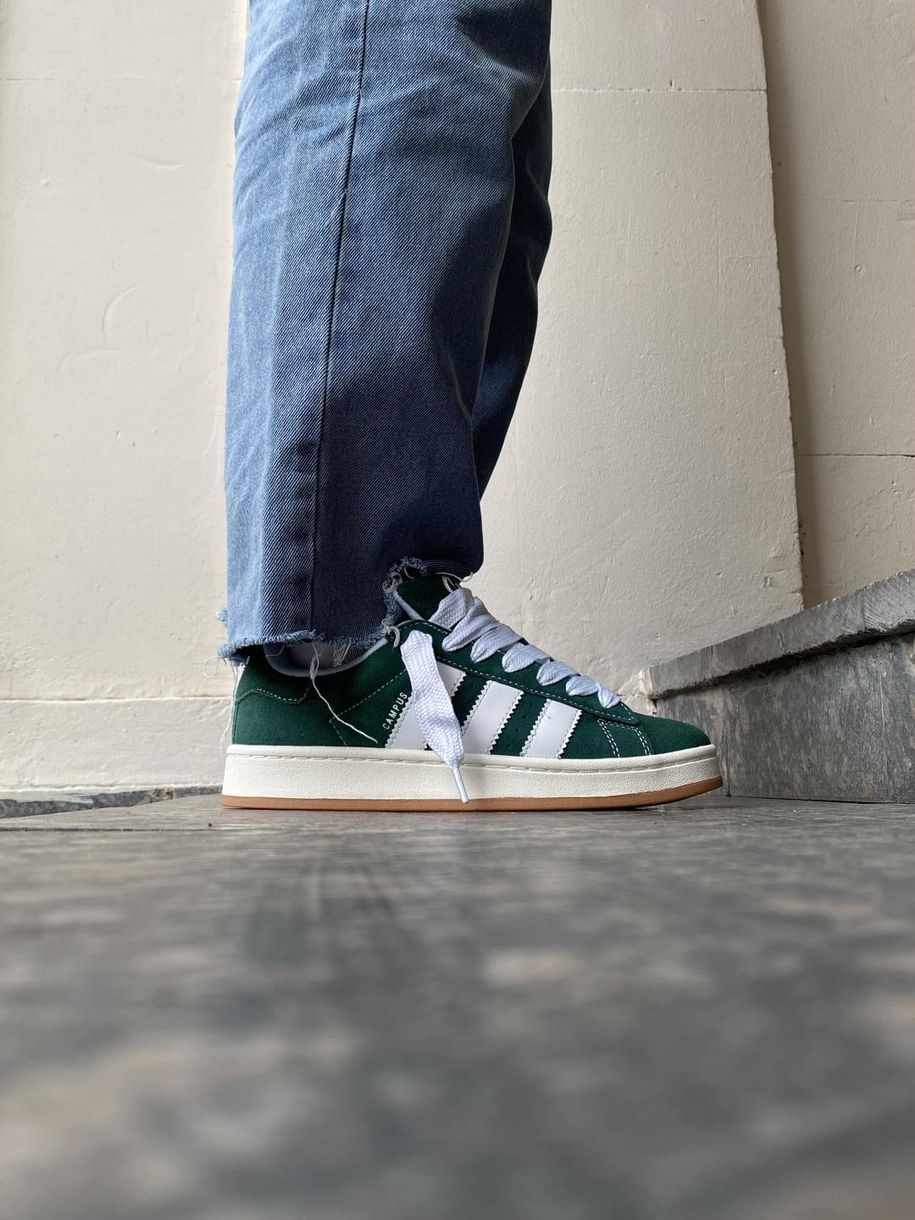 Кросівки Adidas Campus 00s Dark Green Cloud White 9410 фото