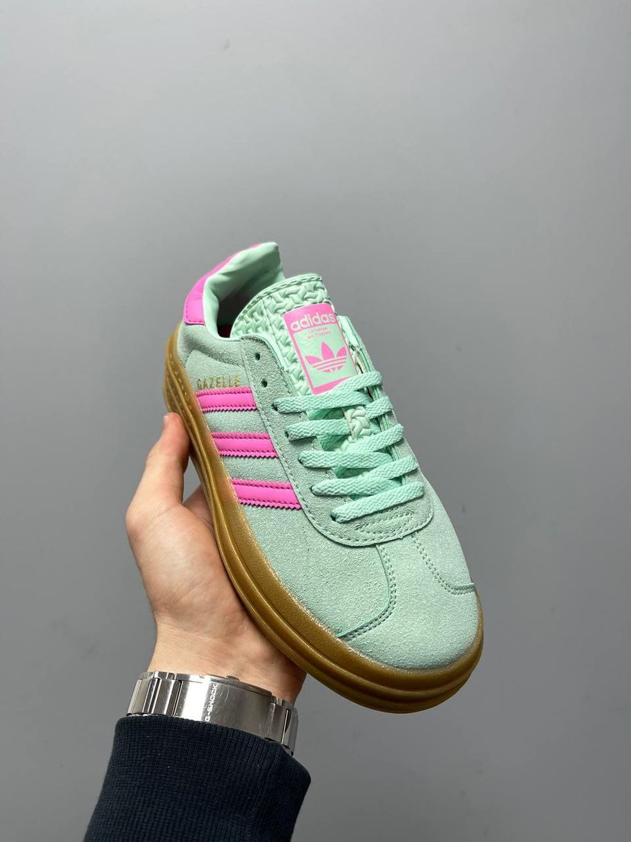 Adidas Gazelle Bold Pulse Mint Pink 2657 фото