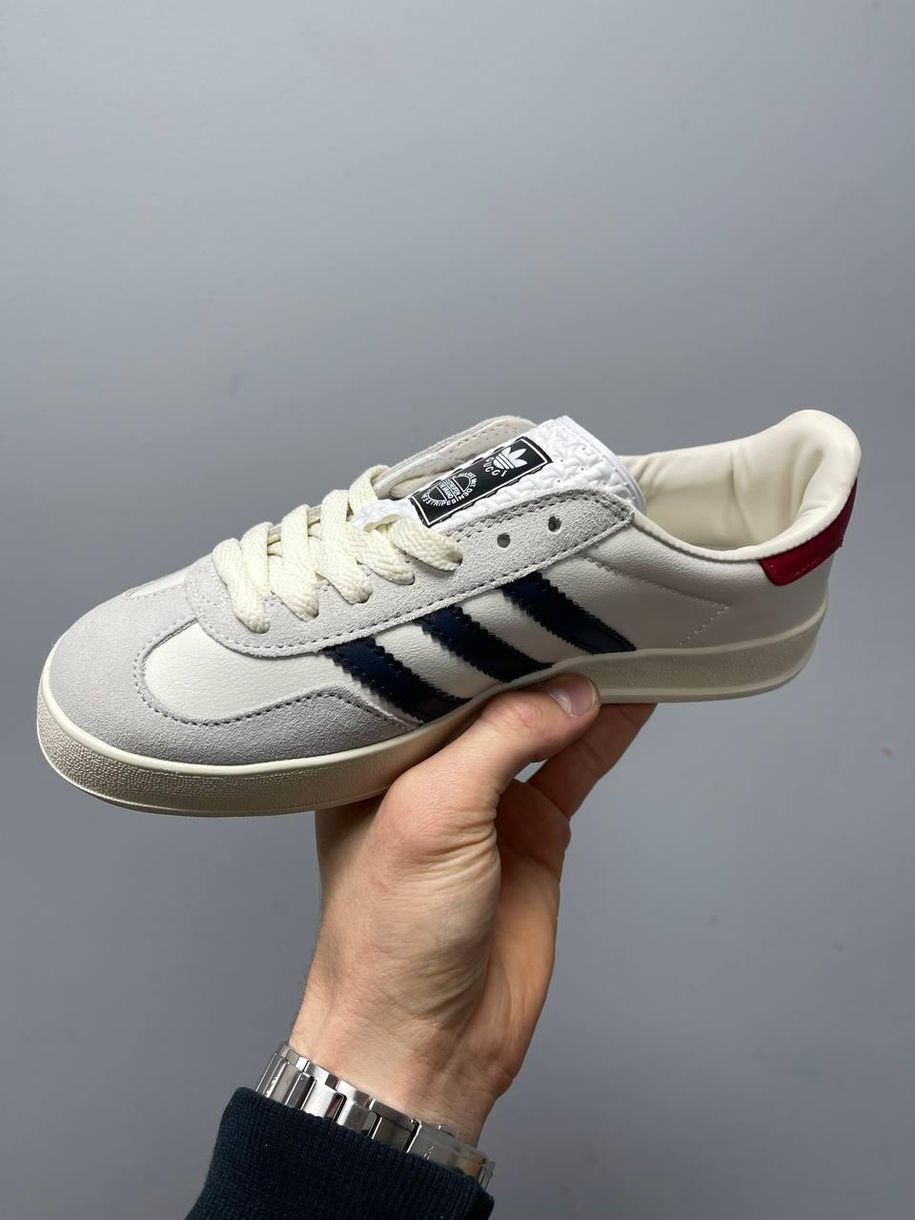 Кеды Adidas x Gucci Gazelle White 2285 фото