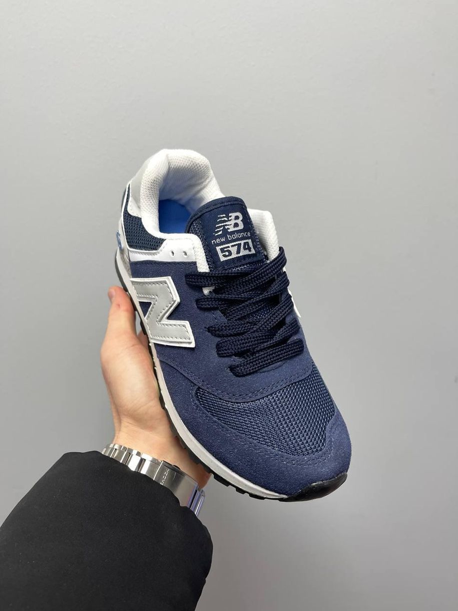 Кросівки New Balance 574 Blue White 1042 фото