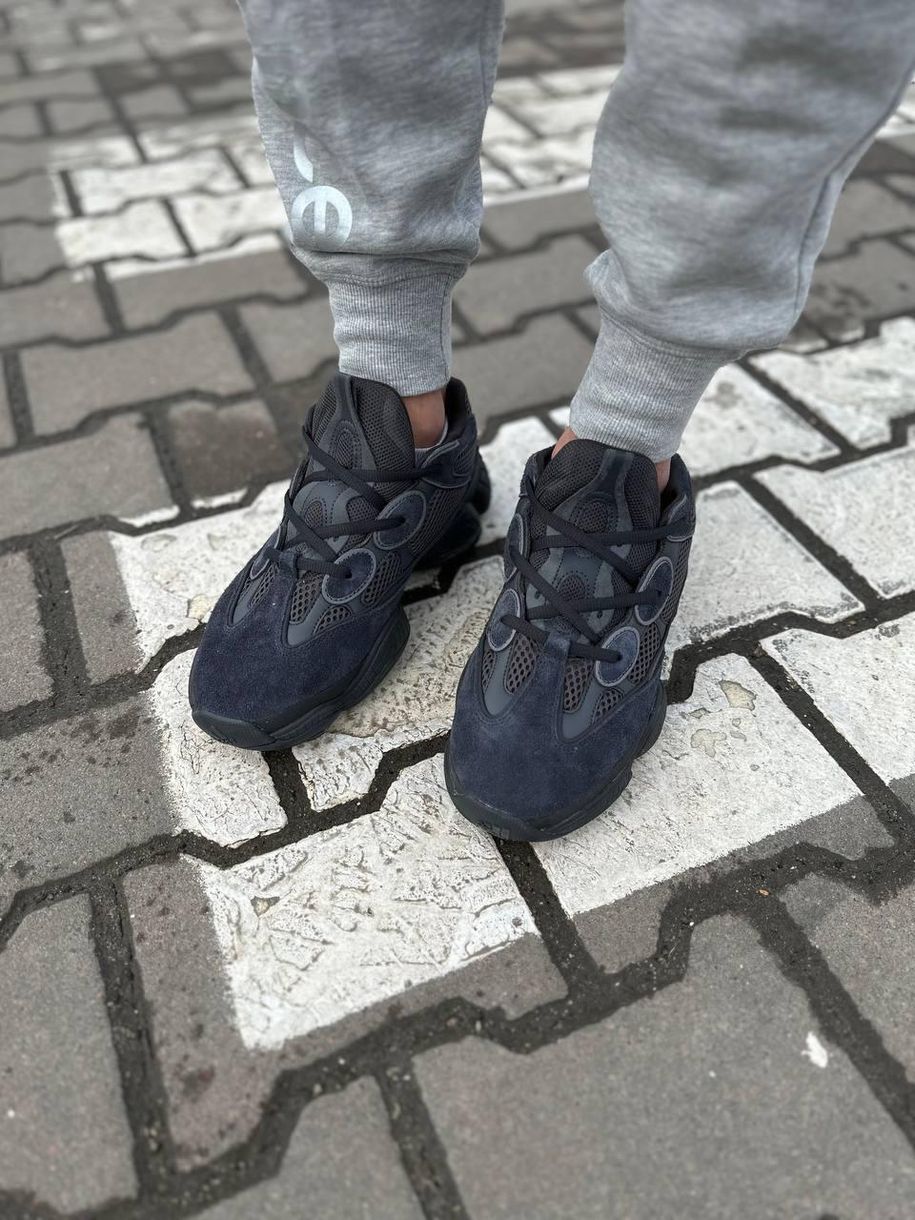 Кроссовки Adidas Yeezy Boost 500 Black Blue 2953 фото