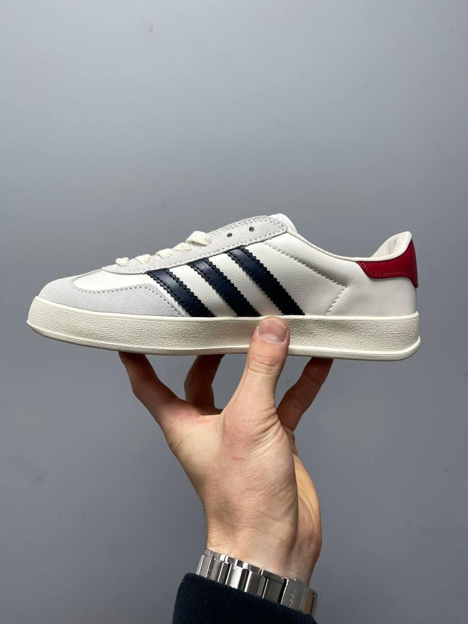 Кеды Adidas x Gucci Gazelle White 2285 фото