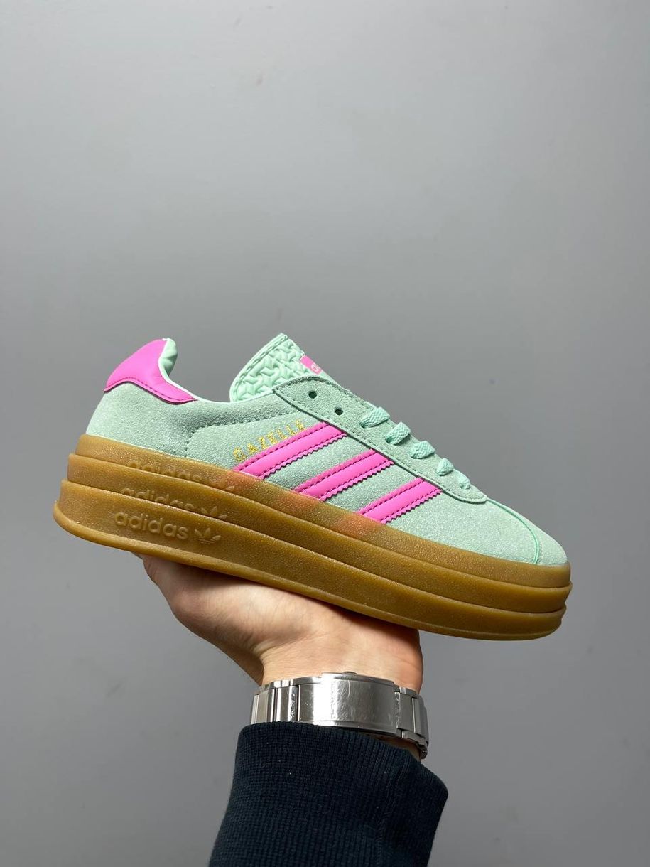Adidas Gazelle Bold Pulse Mint Pink 2657 фото