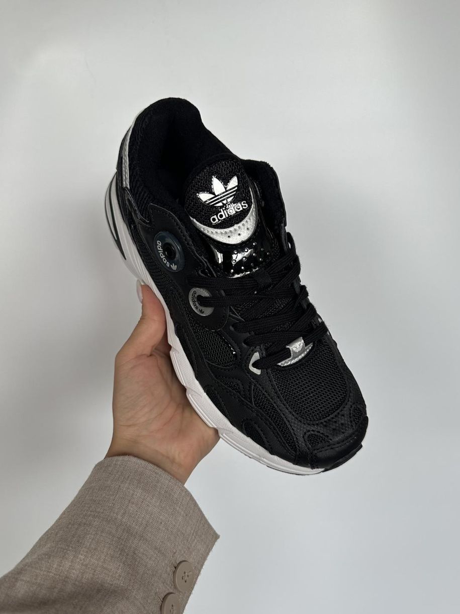 Кроссовки Adidas Astir Black White 9419 фото