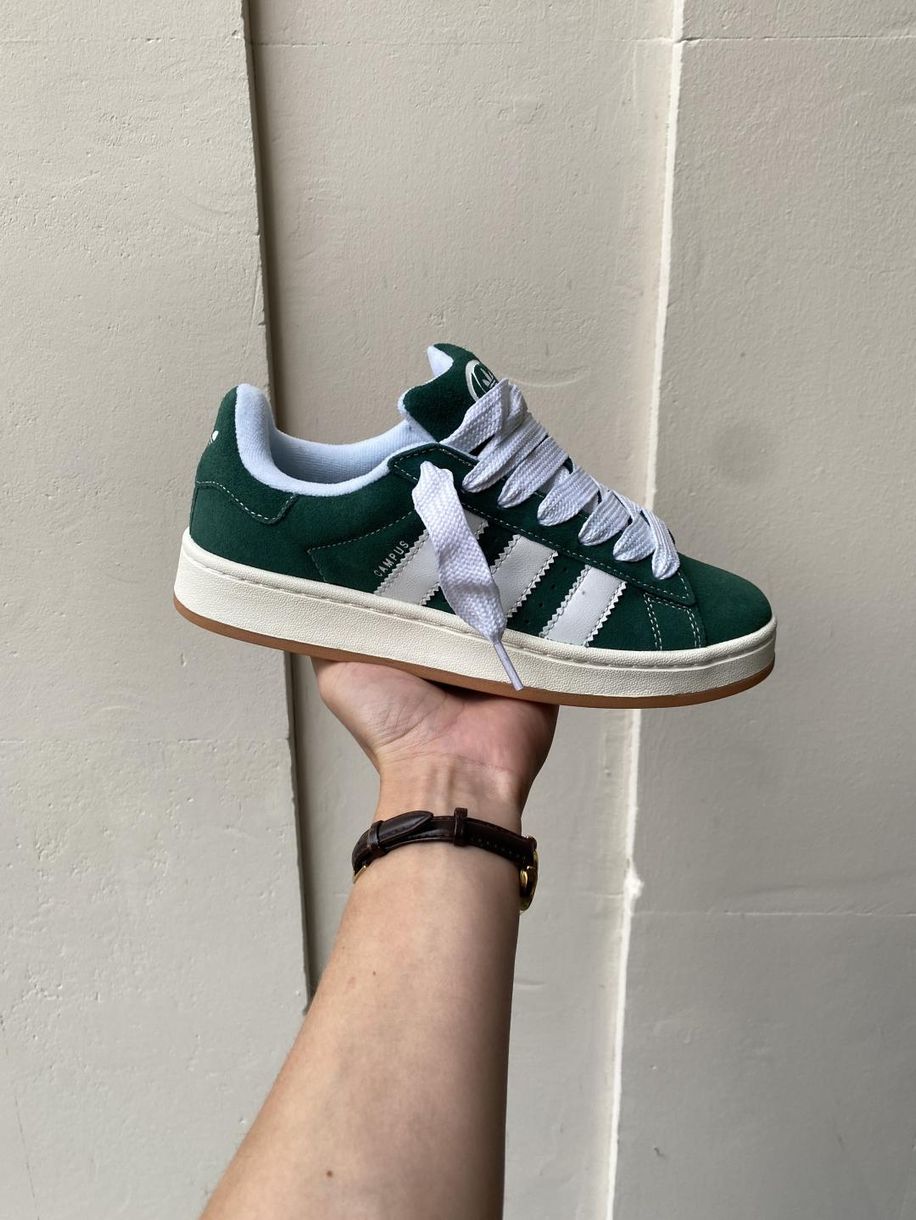 Кросівки Adidas Campus 00s Dark Green Cloud White 9410 фото