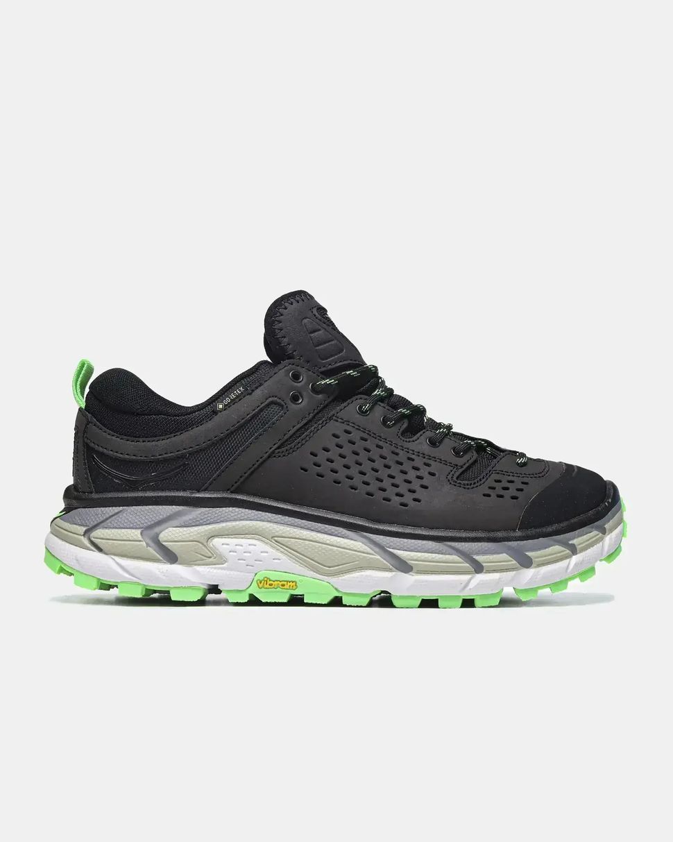 Hoka One One Tor Ultra Low GTX Black Green Glow
