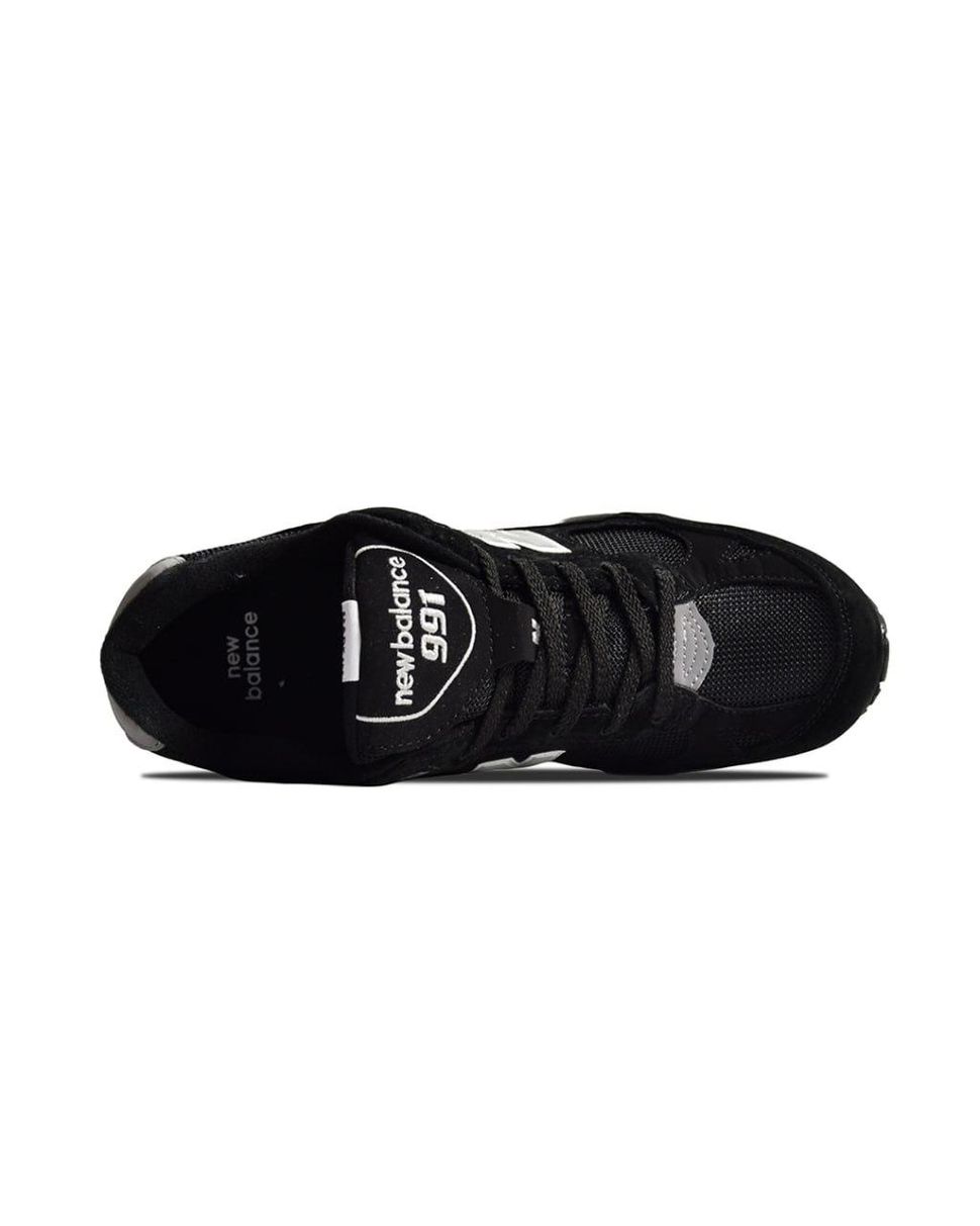 Кросівки New Balance 991 Black White 10568 фото