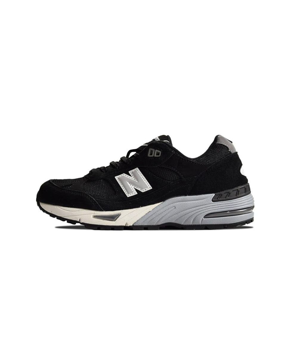 Кросівки New Balance 991 Black White 10568 фото