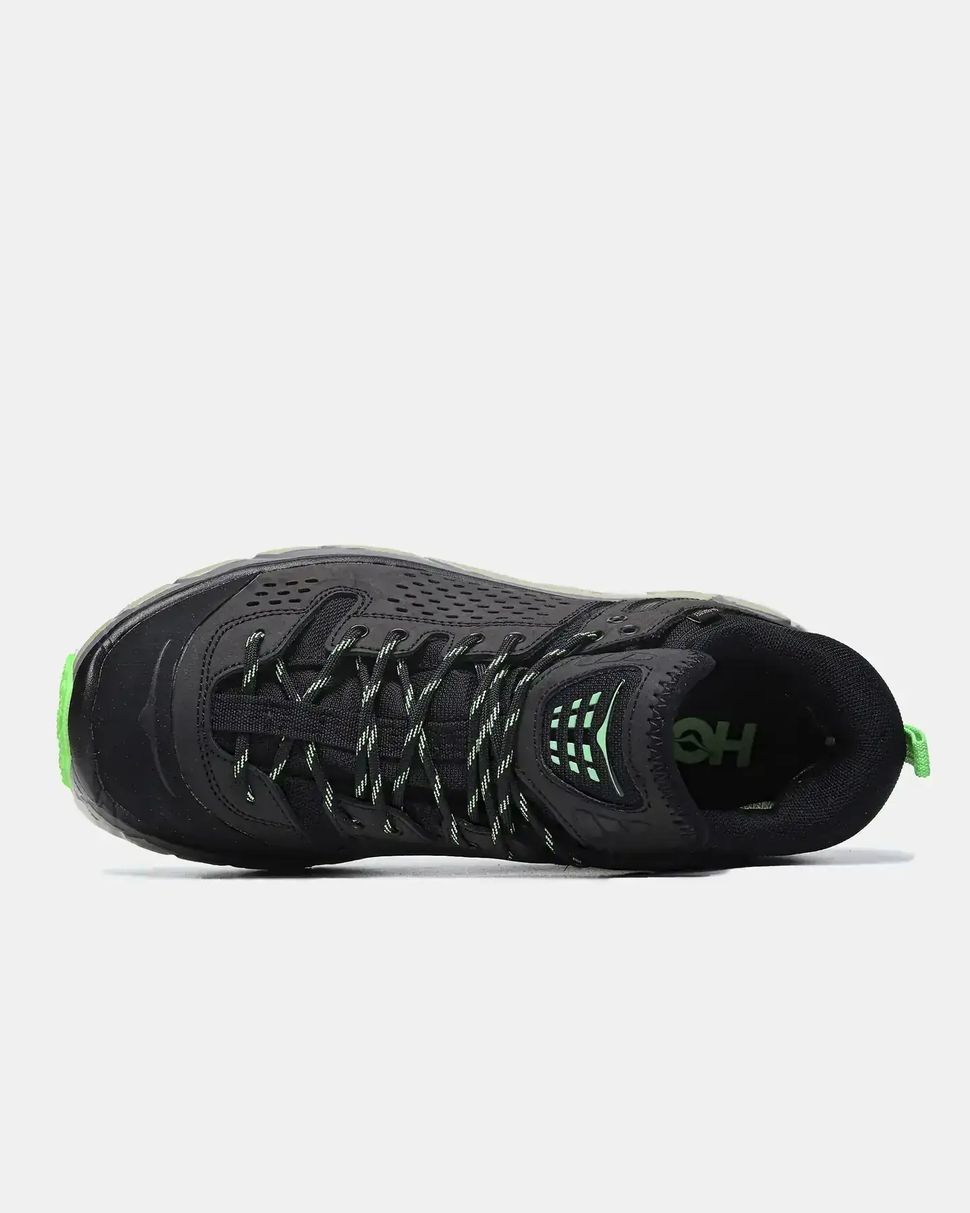 Hoka One One Tor Ultra Low GTX Black Green Glow