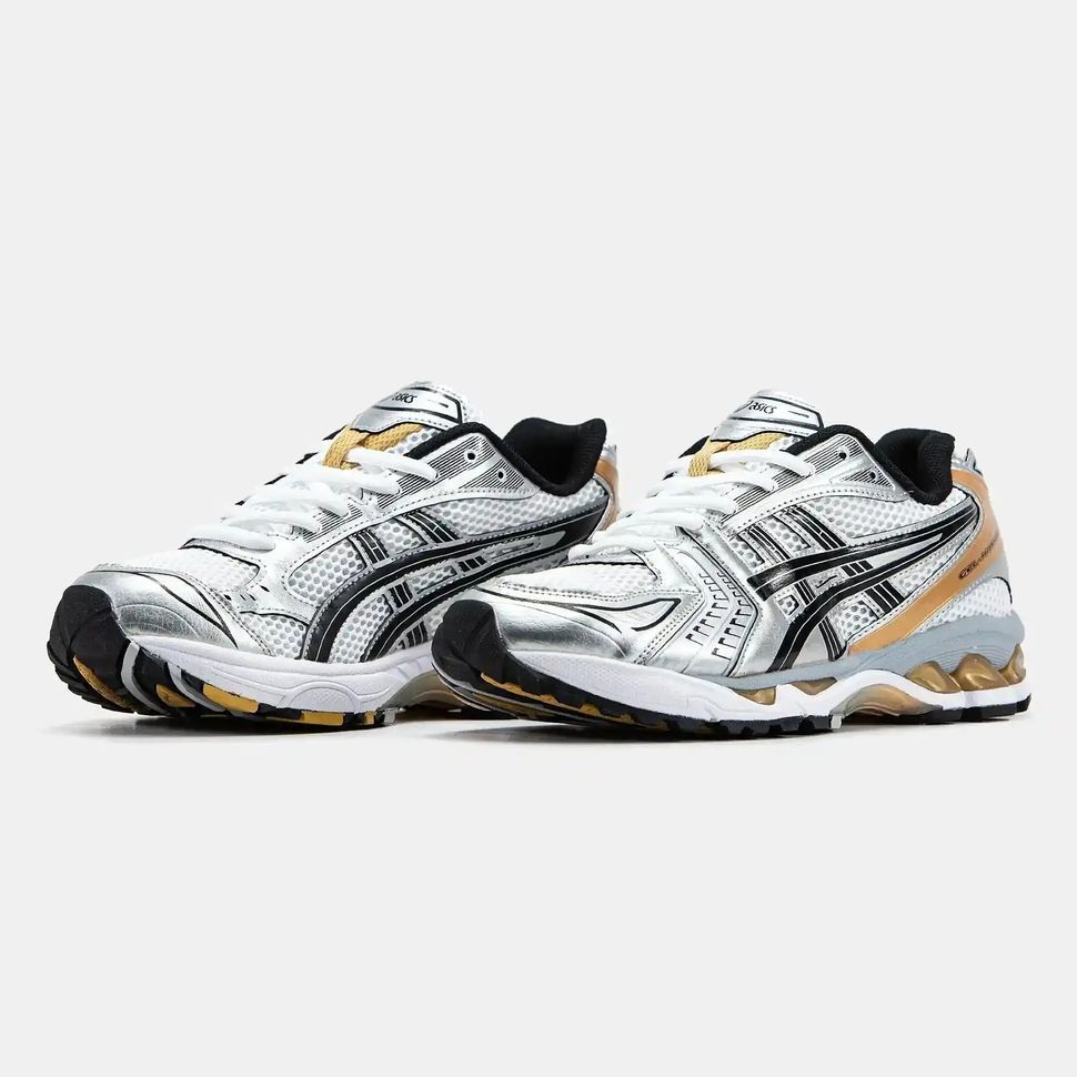 Asics Gel-Kayano 14 Silver Gold Black