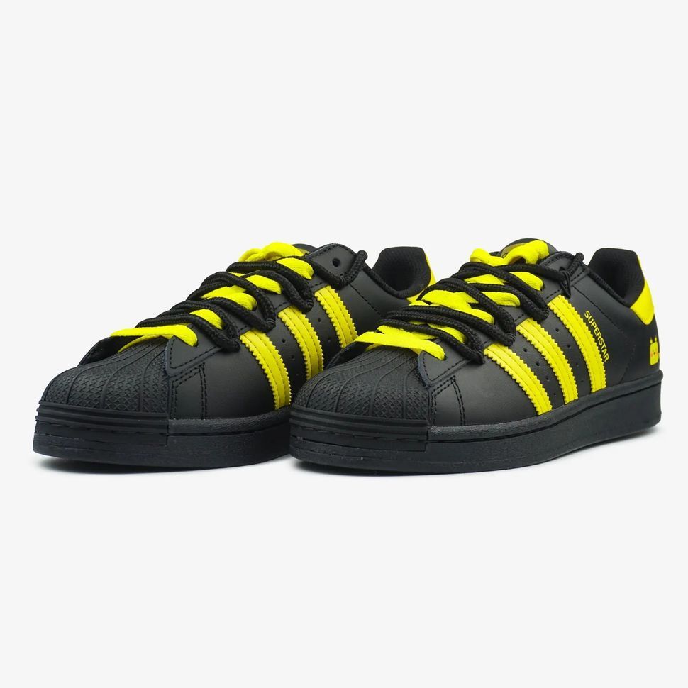 Adidas Superstar Black Yellow, 36