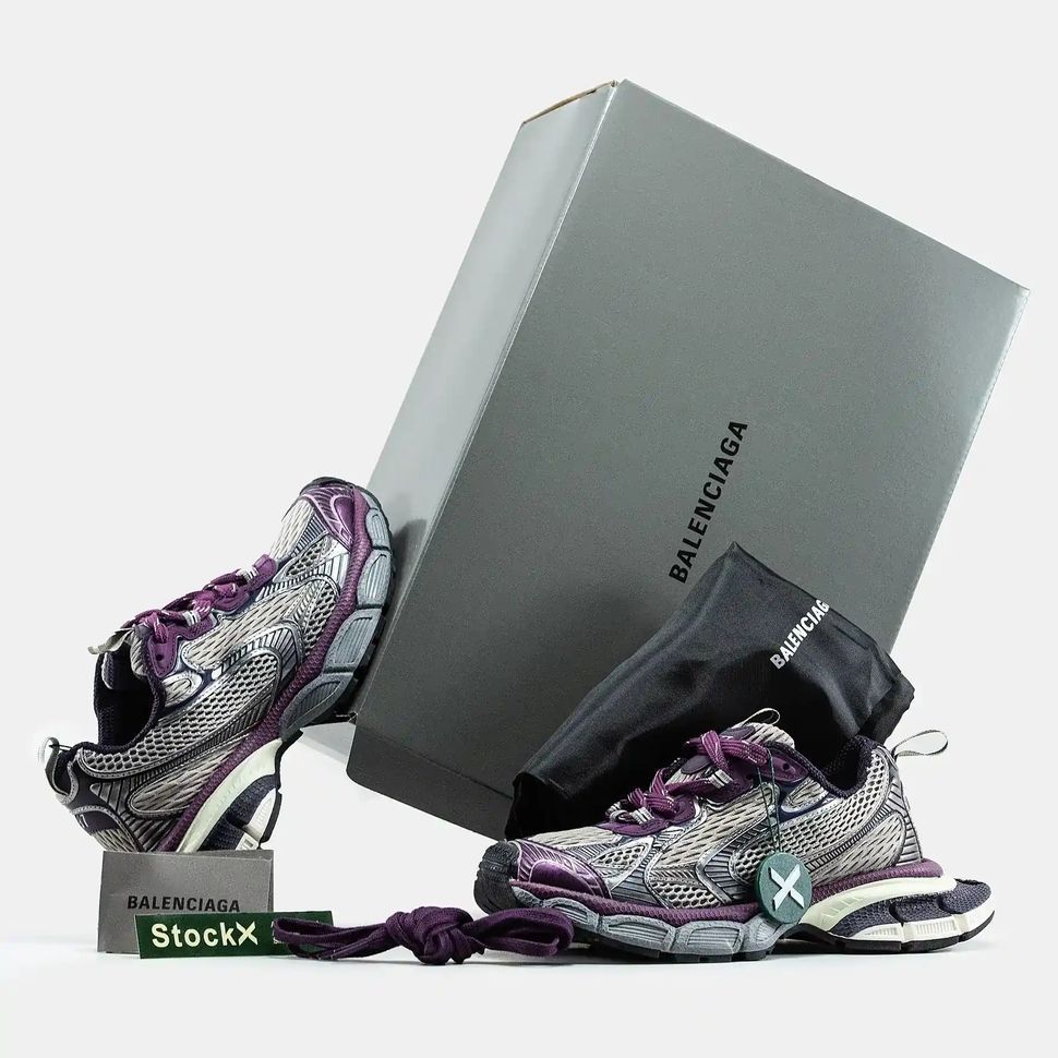 Balenciaga 3XL Grey Purple Black