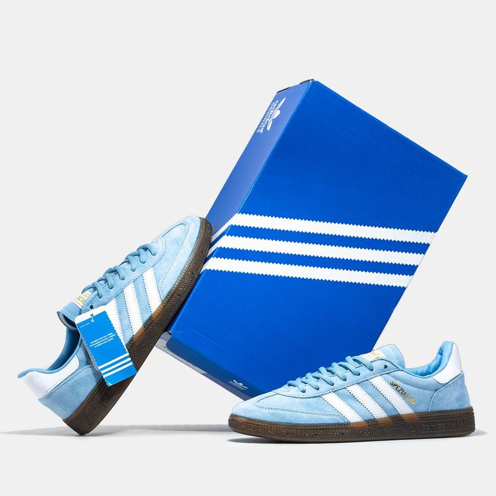 Кеды Adidas Spezial Handball Blue 9734 фото