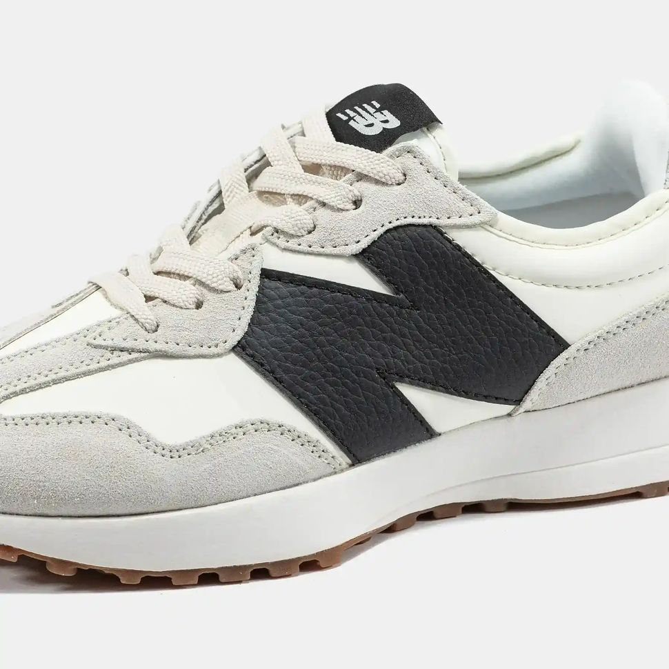 New Balance 327 White Black Gum