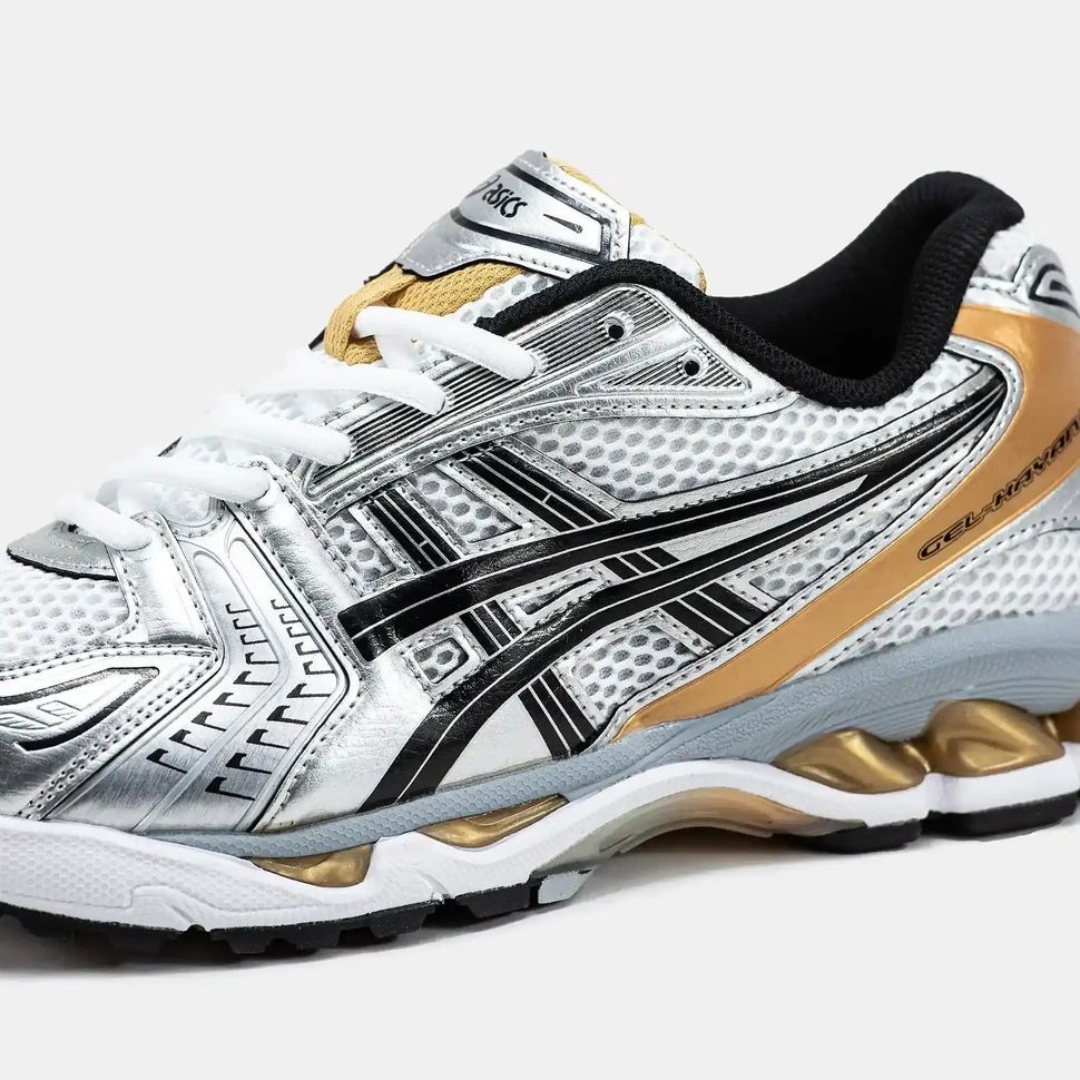 Asics Gel-Kayano 14 Silver Gold Black