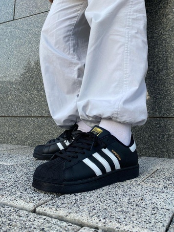 Кеди Adidas Superstar Black 9774 фото