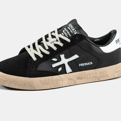 Premiata Steven Black White Gum