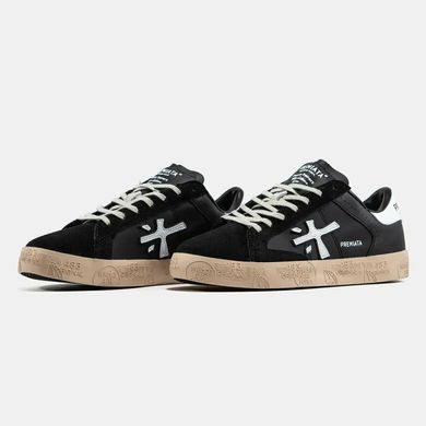 Premiata Steven Black White Gum