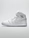 Баскетбольные кроссовки Nike Air Jordan 1 Retro High White «Grey Logo» 2 6673 фото 3