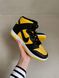 Кроссовки Nike Dunk High Black Yellow 7030 фото 4