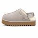UGG Lanah Clog Brown Grey Platform, 36