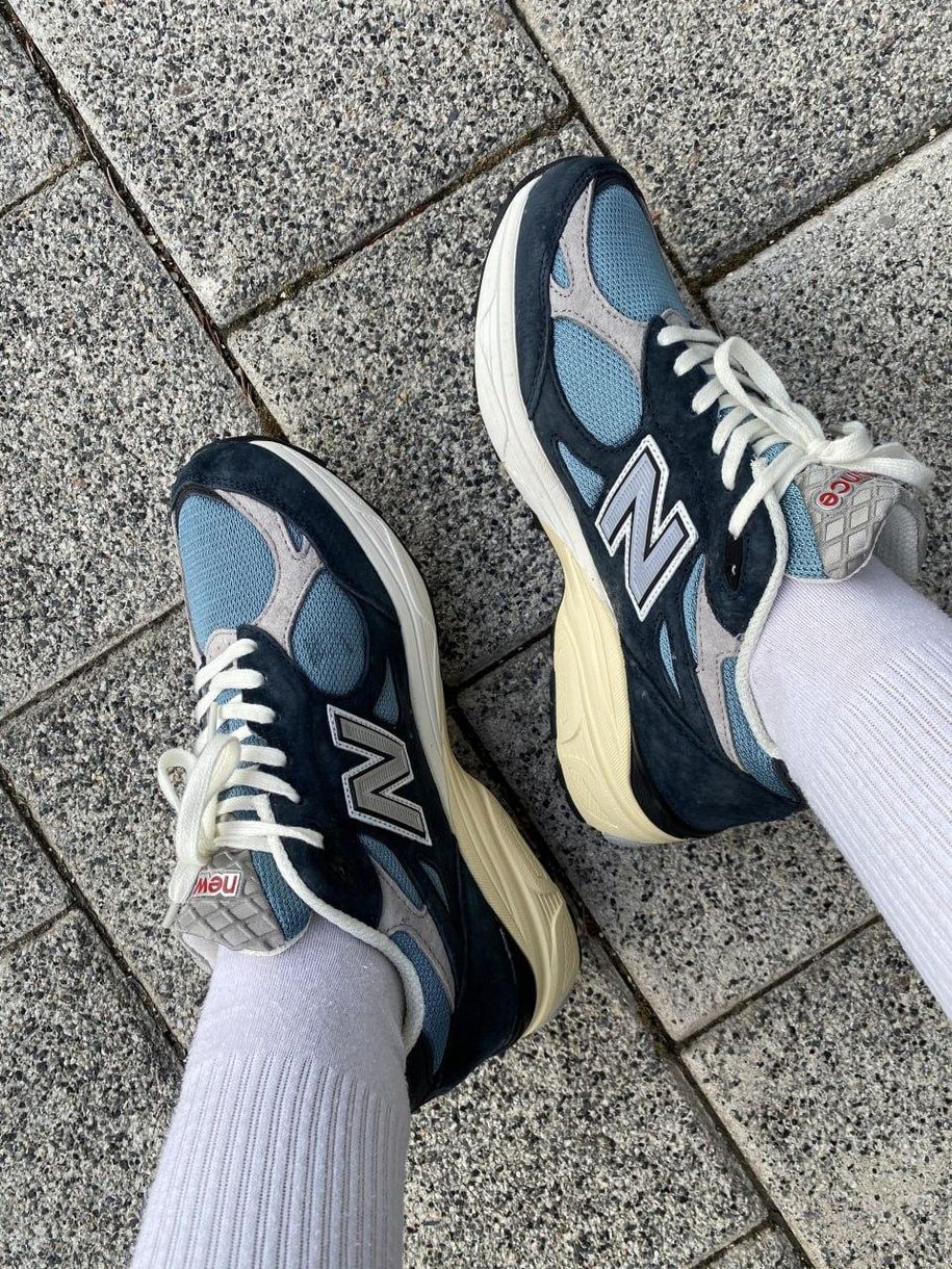 Кросівки New Balance 990 Navy Blue Grey 9747 фото