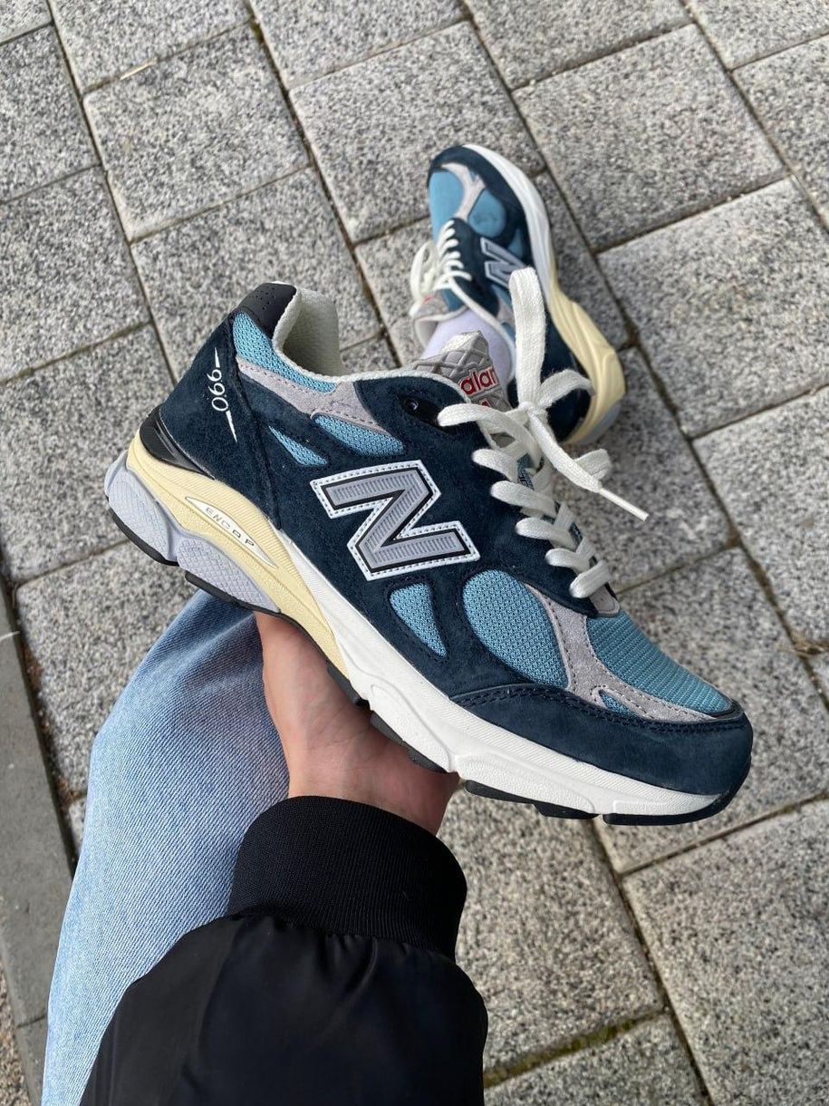 Кросівки New Balance 990 Navy Blue Grey 9747 фото