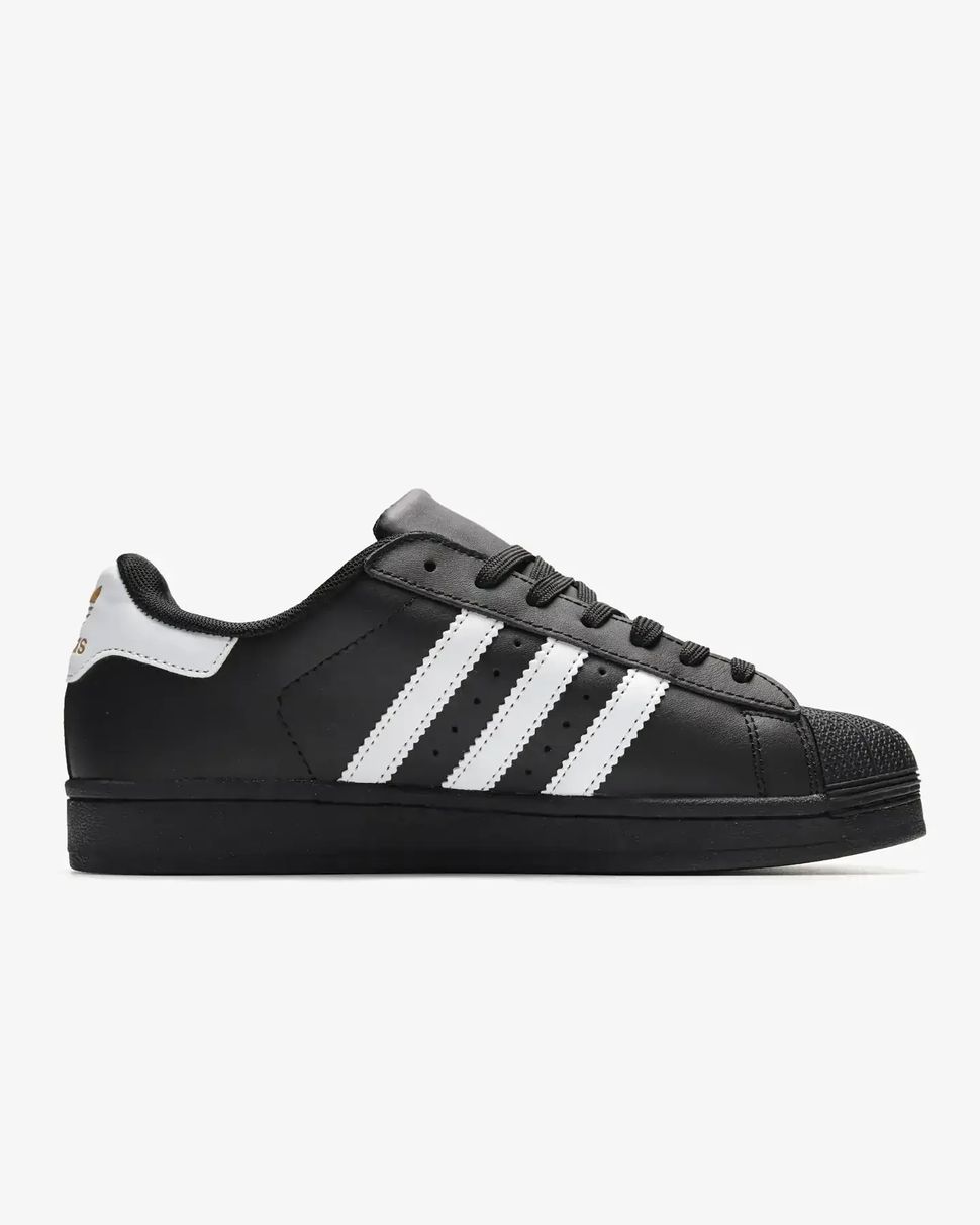 Adidas Superstar Core Black White Gold