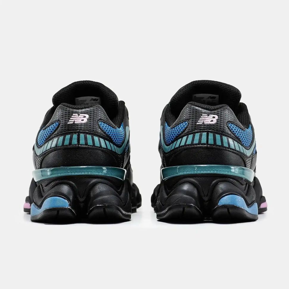New Balance 9060 Black Blue Aqua Pink