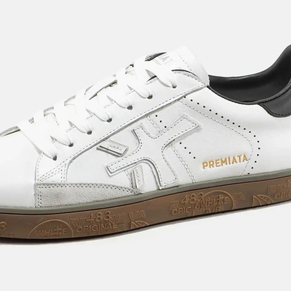 Premiata Steven White Gold Black Gum, 40