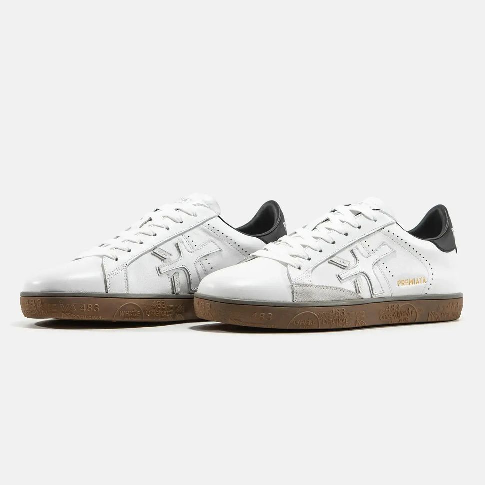 Premiata Steven White Gold Black Gum, 40