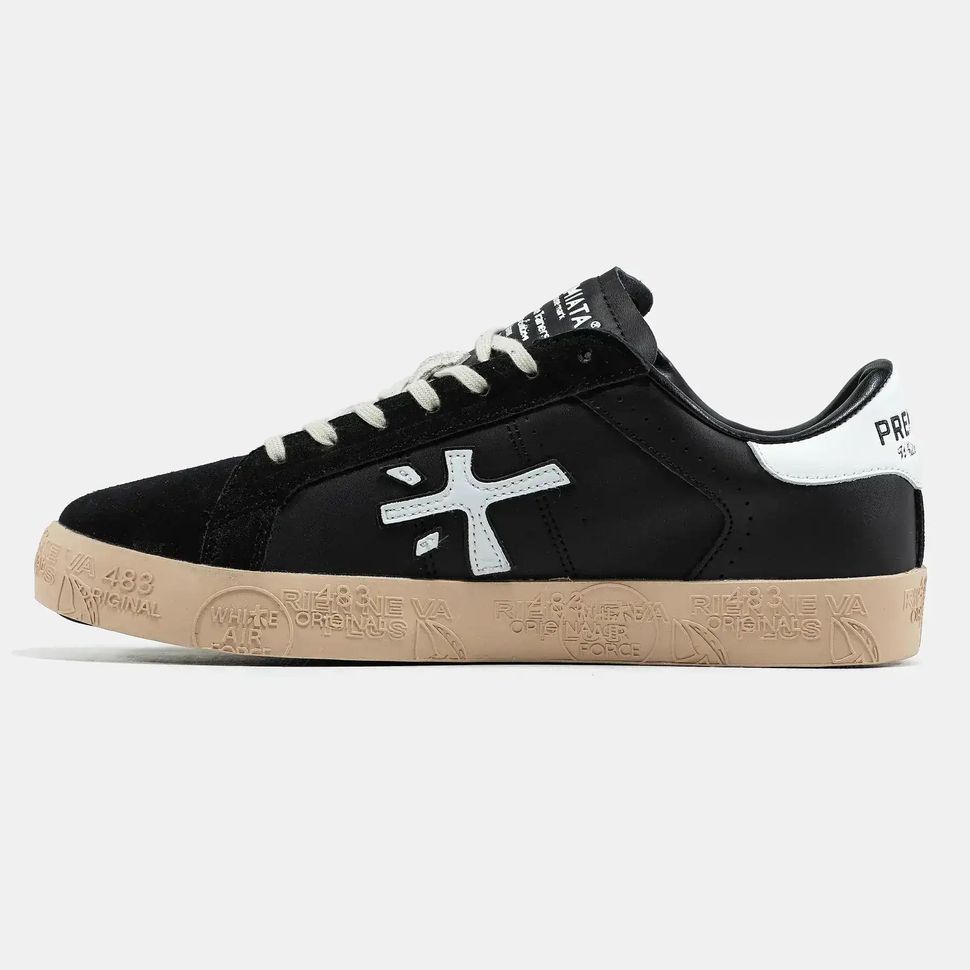 Premiata Steven Black White Gum