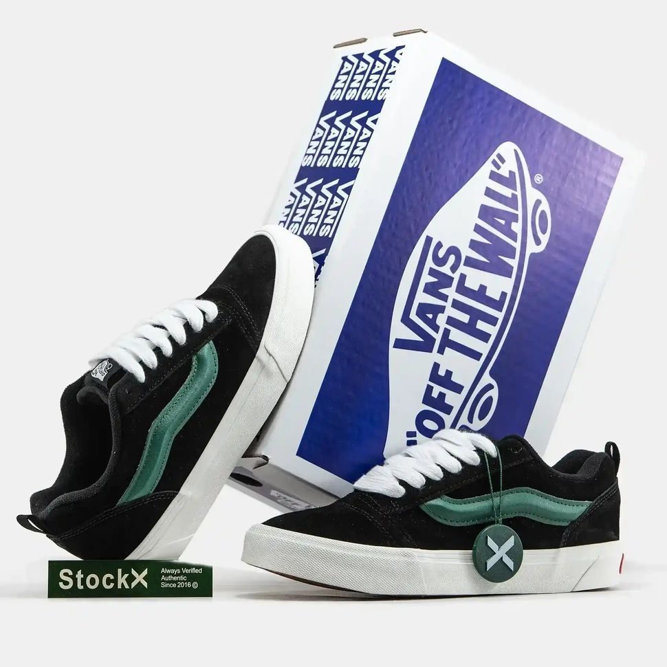 Vans Knu Skool Black Green White